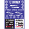 (image for) Yamaha Racing OEM Sticker Sheet