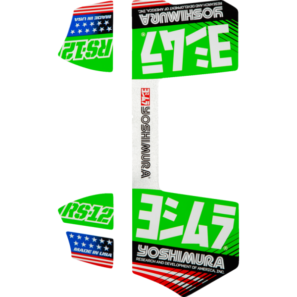 (image for) Yoshimura RS-12 Decal Kit - Green