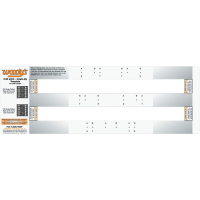 (image for) Template for single-ply 2.52 pitch tracks