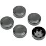 (image for) Rear Pulley Bolt Covers Black