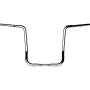 (image for) Chrome 1 1/4" Twin Round Handlebars, 16" End Rise