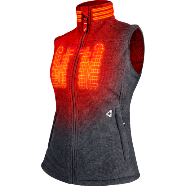 (image for) GERBING Women's 7V Thermite Heated Fleece Vest 2.0 - Gray, M