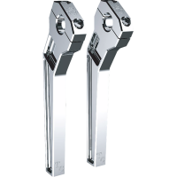 (image for) 10" Chrome Pullback 1" Handlebar Riser Kit