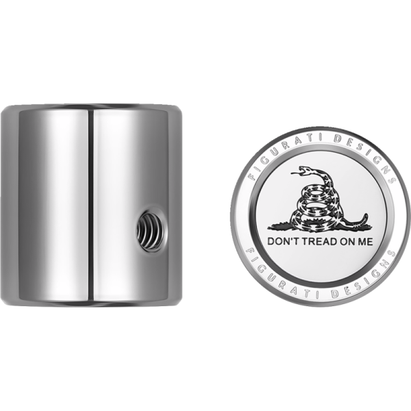 (image for) FIGURATI DESIGNS Heel-Toe Shifter Cover Mirror w/ Don't Tread On Me