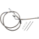 (image for) Clear-Coated Rear Brake Line Kit 1741-6342