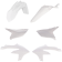 (image for) Acerbis Replacement Standard Kit - White