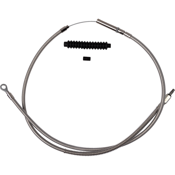 (image for) Barnett High-Efficiency Stainless Steel Clutch Cable for Softail (63.5" Std)