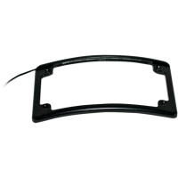 (image for) LED Plate Frame Radius Black