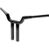 (image for) Gloss Black 12" End Rise 1 1/2" Valley Handlebar