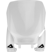 (image for) Acerbis Raptor Front Number Plate - Yamaha YZ250F 24-26, YZ450F 23-25, YZ450FX 24-26 - White
