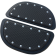 (image for) Standard Flat Black Rear Board Covers w/ rivets