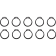(image for) Countershaft Washer/Snap Ring Kit 0935-1211