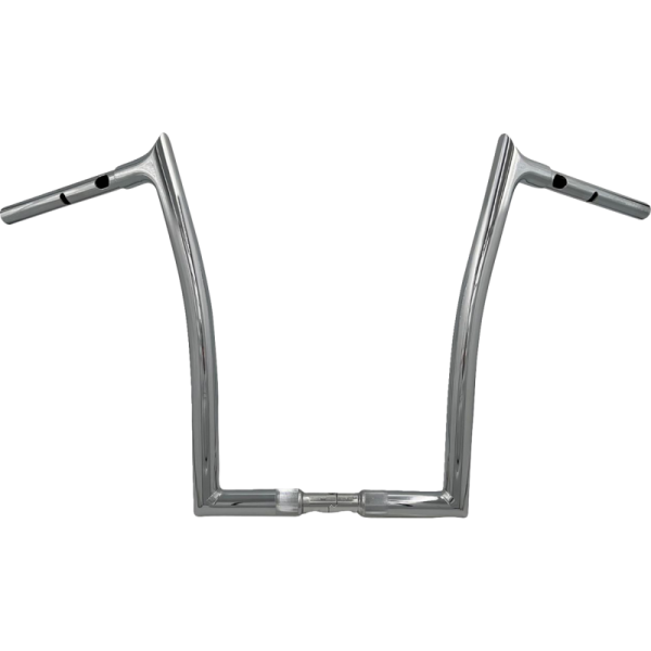 (image for) FAT BAGGERS INC 16" EZ Install Pointed Top Handlebar, Chrome (FLTRX Fitment)