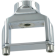 (image for) Curved Side-Mount License Plate Mount - Chrome