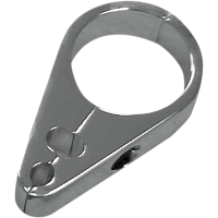 (image for) Chrome Throttle/Idle/Brake Cable Clamp 1 1/4"