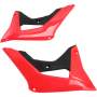 (image for) UFO Radiator Cover - OEM red/black