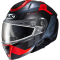 (image for) HJC i91 Helmet, Carst, Semi-Flat Gray/Red, M