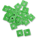 (image for) Square Digger® Aluminum Support Plate, Green, 48 Pkg