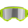 (image for) Alpinestars Vision 3 Goggle, Wordmark Yellow Fluo/Yellow Fluo with Mirror Silver Lens