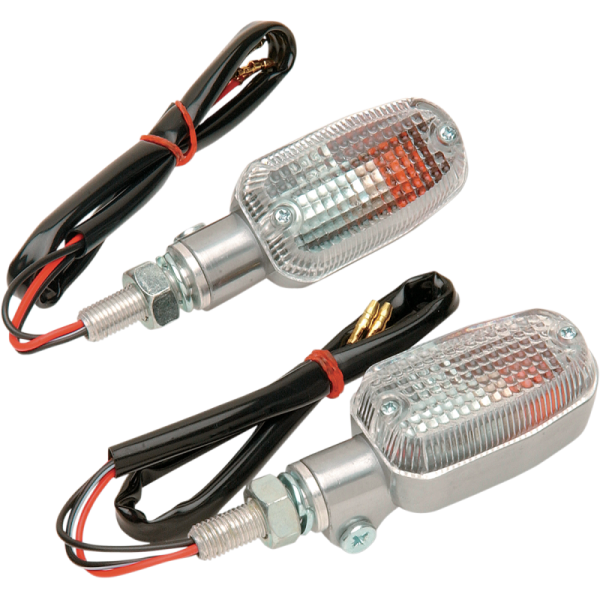 (image for) Polished Oblong Marker Light (Dual Filament, Clear)