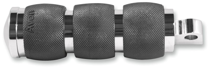 (image for) AVON GRIPS Male-Mount Footpegs 3-Ring Air Cushioned Chrome