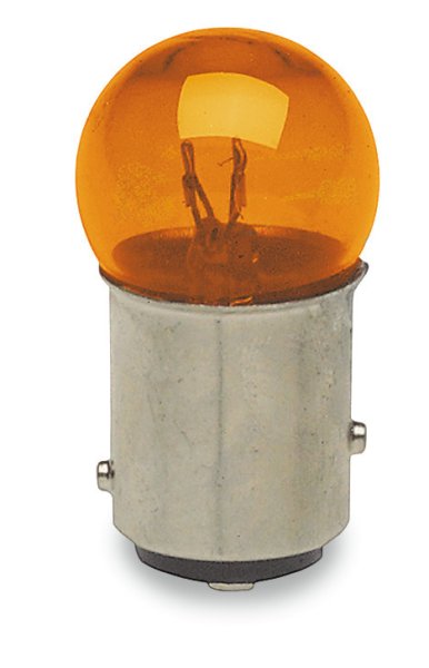 Drag Specialties Dual-Filament Mini Amber Light Bulb