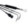 (image for) Black Vinyl Throttle Cable, 33.1"