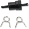 (image for) 1/4" Anodized Fuel Filter - Black