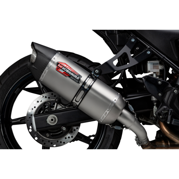 (image for) YOSHIMURA Street AT-2 (Works Finish) Slip-On Muffler for Suzuki SV650 17-24