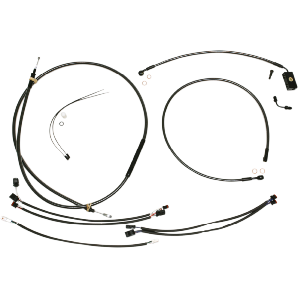 (image for) Black Pearl Designer DOT Handlebar Installation Kit, 15"-17" Apes