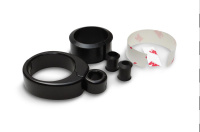 (image for) Black Single Cable Clamp 1 1/4"-1 1/2"