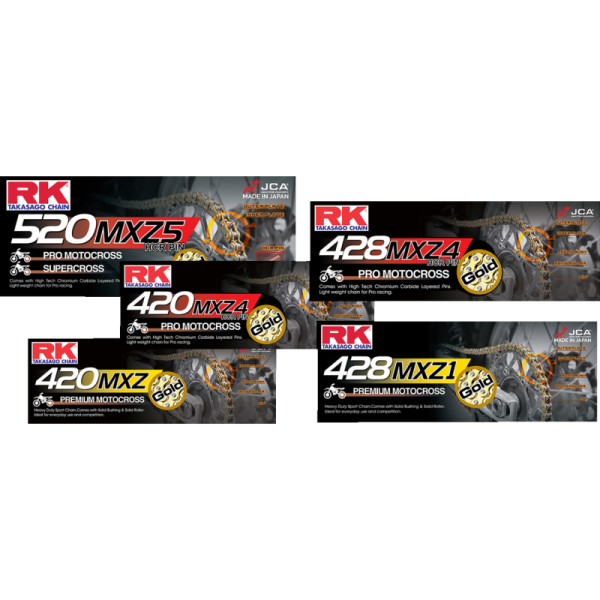 (image for) RK 428MXZ1 Heavy-Duty Chain - Gold, 120 Links