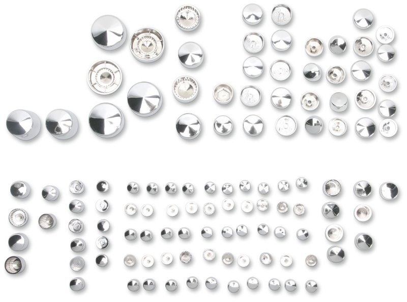 (image for) Drag Specialties Deluxe Bolt Cover Kit, Chrome