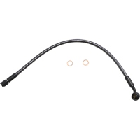 (image for) Black Pearl Alternate Upper Brake Line 15" - 10mm/35° Banjo
