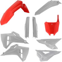 (image for) Acerbis Replacement Plastic Full Kit - Red/gray