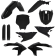 (image for) Acerbis Replacement Standard Kit - Black
