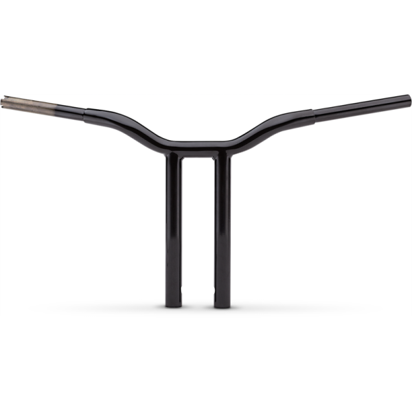 (image for) LA Choppers Kage Fighter T-Bar Straight Riser Gloss Black 12"