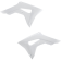 (image for) White Radiator Shroud/Louver