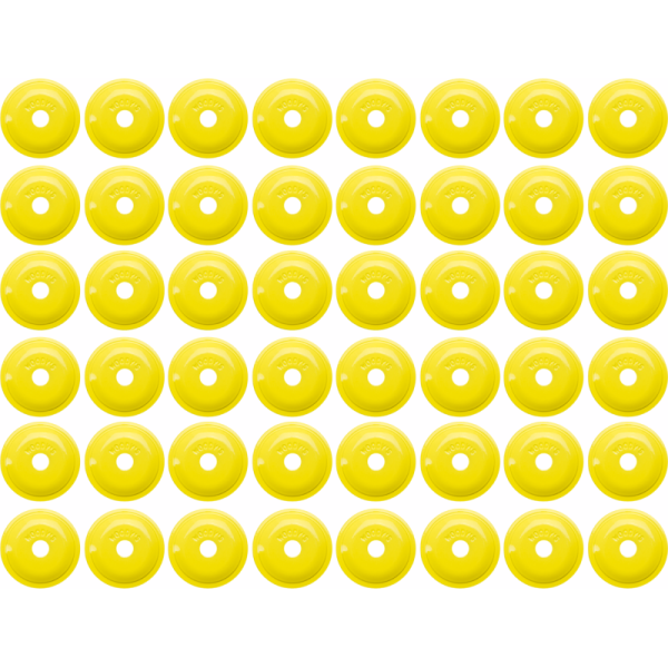 (image for) WOODYS Round Grand Digger Support Plate - Hi-viz Yellow (48 Pk.)