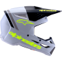 (image for) Alpinestars S-M3 Supertech Helmet - Radium - Gray/Black/Fluo Yellow - Size S