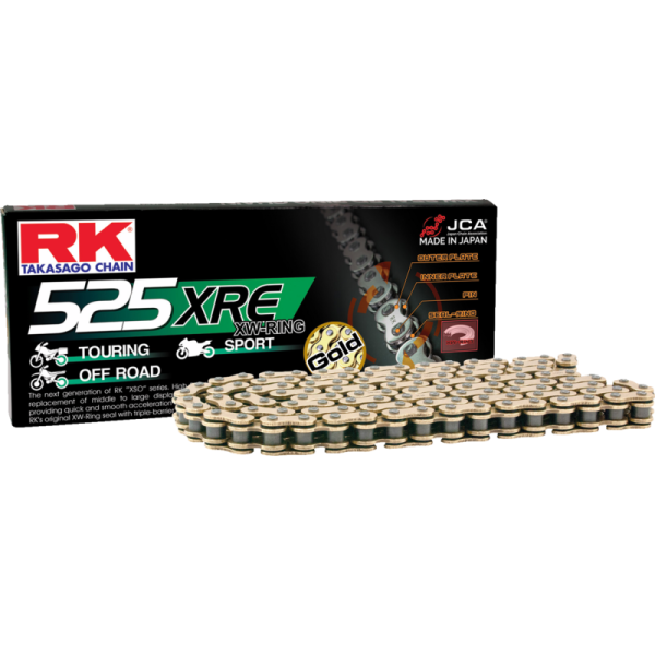 (image for) RK GB525XRE Drive Chain - Gold, 110 Links