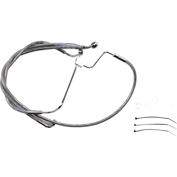 (image for) Clear Coated Extended Brake Line (+6") 1741-3979
