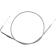 (image for) Braided Throttle Cable - 42-1/2"