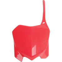 (image for) UFO Front Number Plate - 00-22 CR red
