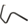 (image for) Flat Black 10" Ape Hanger for Narrow Glide