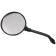 (image for) Round Kawasaki KZ-Style Universal Mirror (5" Stem)