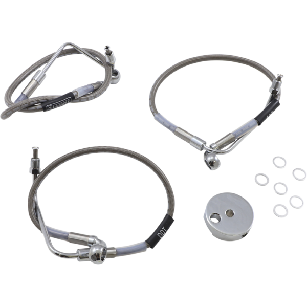 (image for) Russell Braided Front Brake Line Kit 08756DS