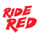(image for) 4" Honda Ride Red decal (ea.)