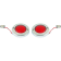 (image for) ProBeam Flat Bezel LED Turn Signal Inserts, Chrome Rear