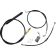 (image for) LA Choppers Black Vinyl/Stainless Braided Standard Kit for 18-24 Softail w/ ABS (18-20in.)